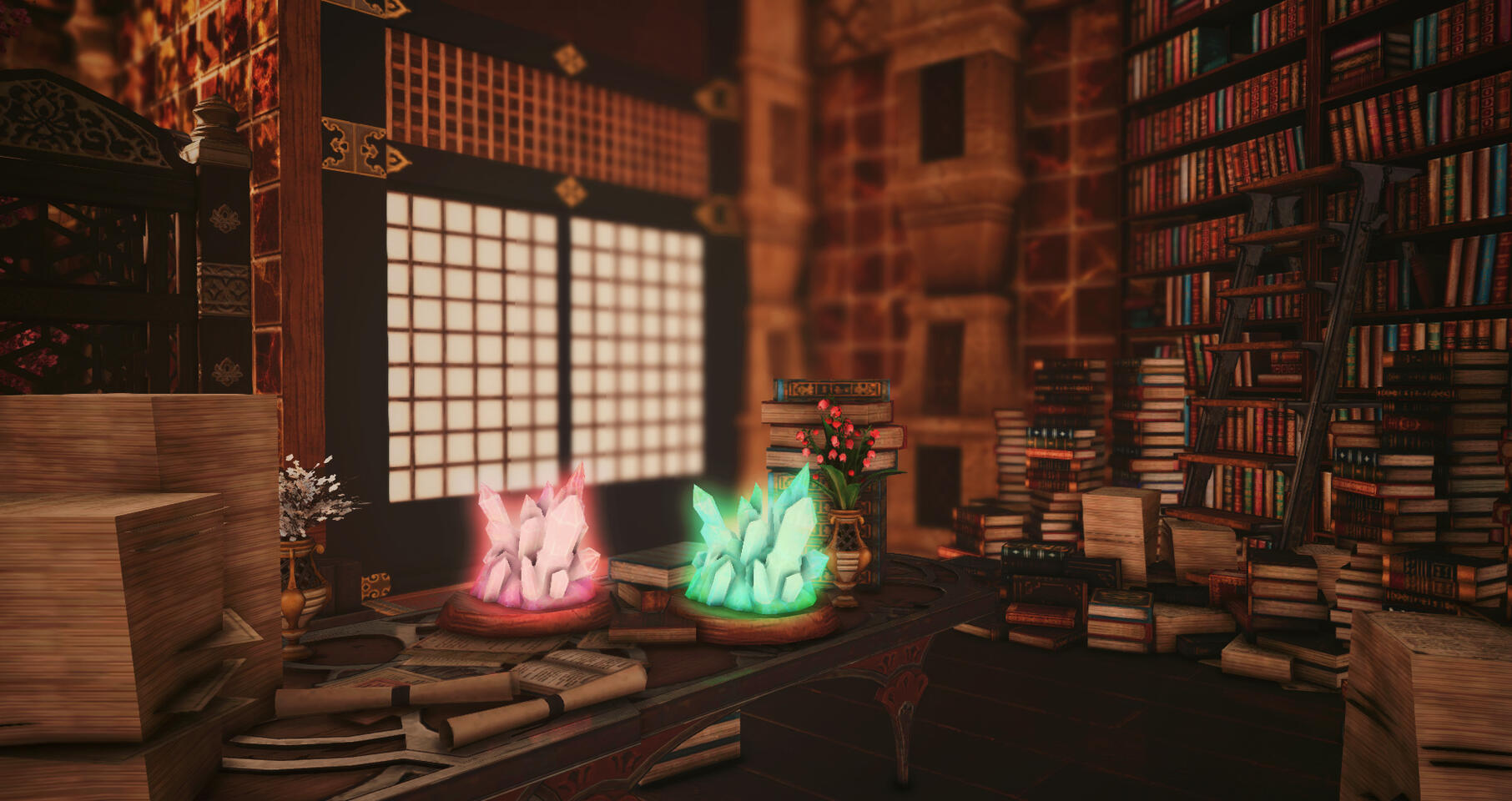 The Sun's Respite - Bottom Floor (Research Area to Office)